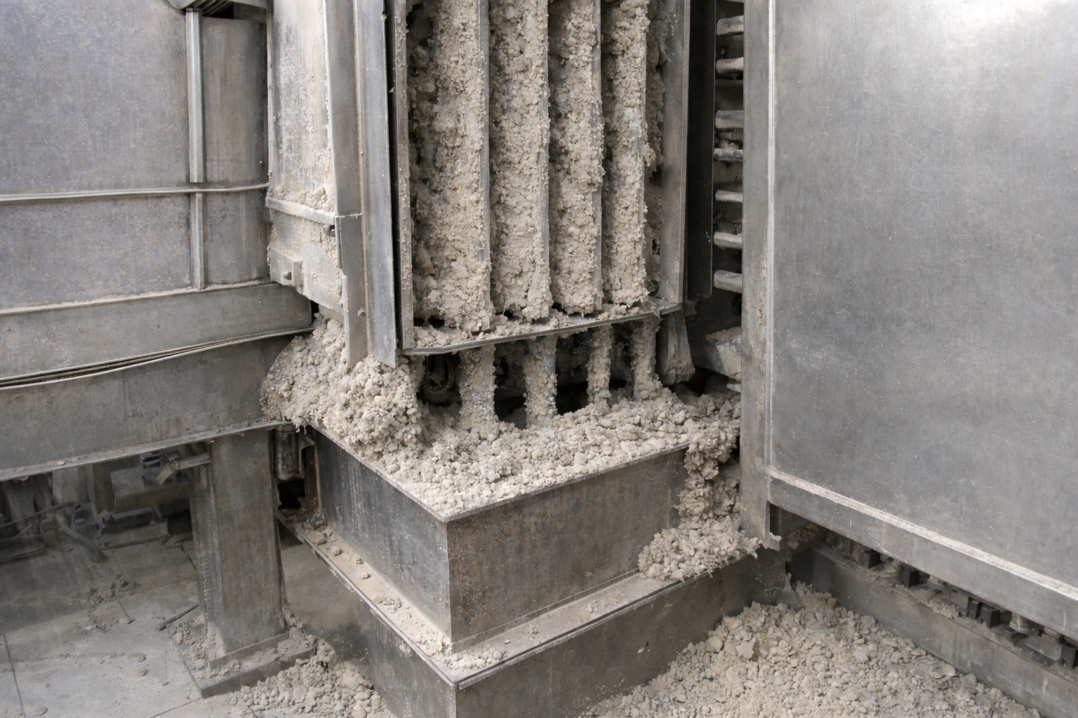 沉积/板结/高负荷典型现场照片